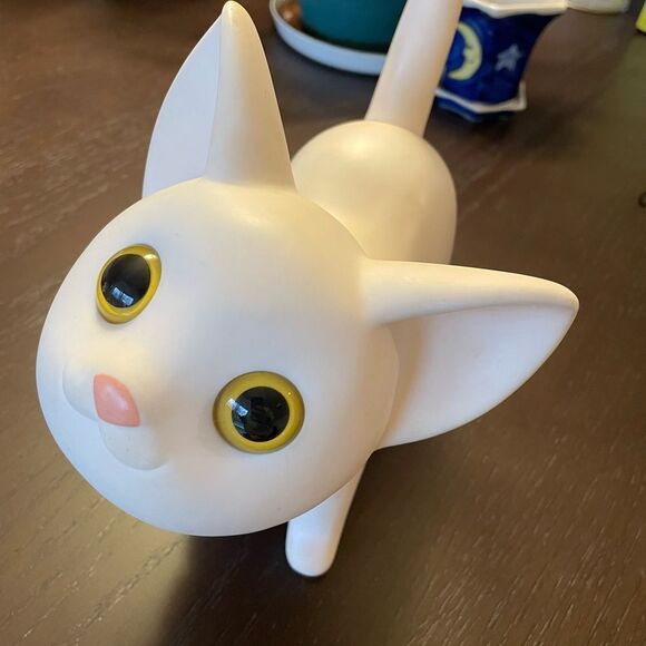 Semk KAT White Cat Original Collar Bank Cute Decor SEMK KAT - Picture 2 of 16